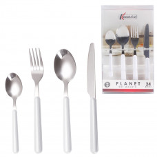 PLANET SET POSATE 24 PZ. BIANCO (2pz)